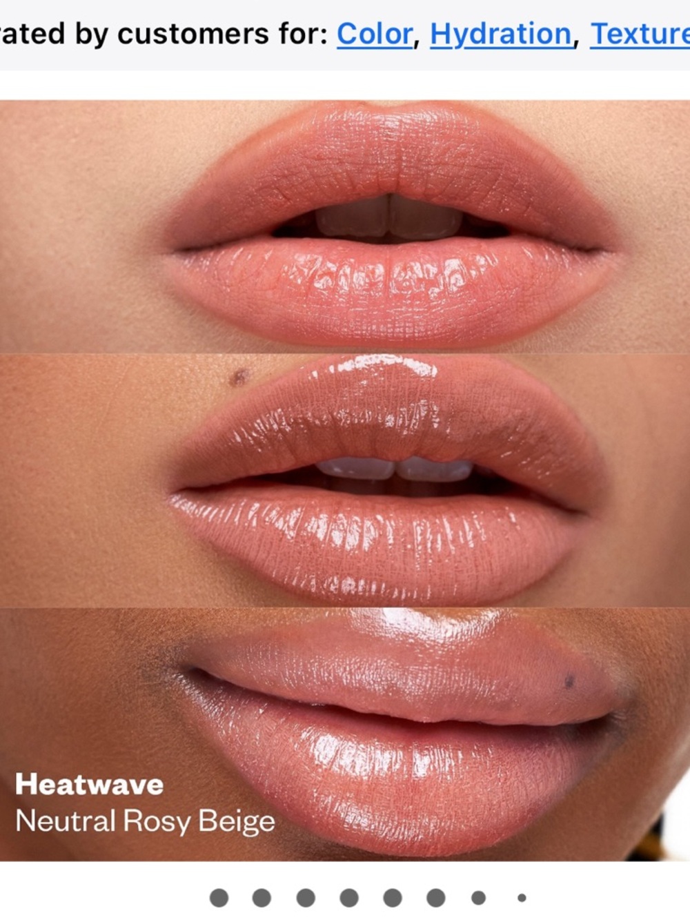 Heatwave Kosas restock moisturizing lip shine